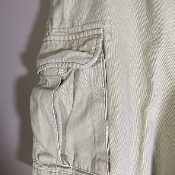 American Eagle Cargo Shorts Mens 33 Utility Classic Tan Streetwear Baggy Y2K - Picture 6 of 14